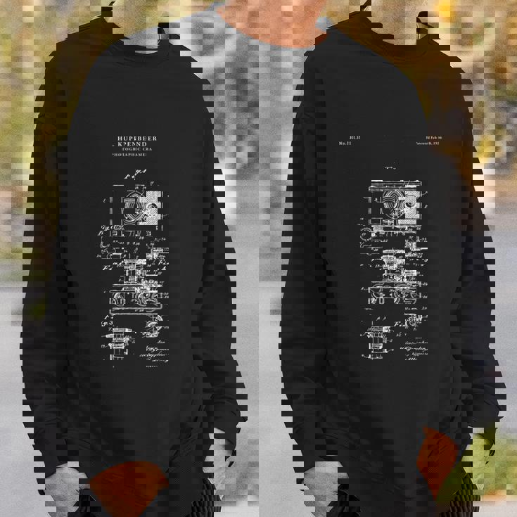 カメラ特許tシャツ-アンティークtシャツ スウェットシャツ 彼への贈り物