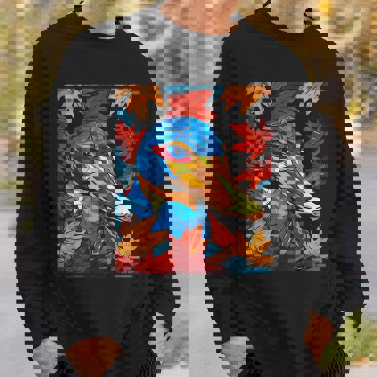 カモノハシ 動物 モチーフ イラスト カモノハシ スウェットシャツ 彼への贈り物