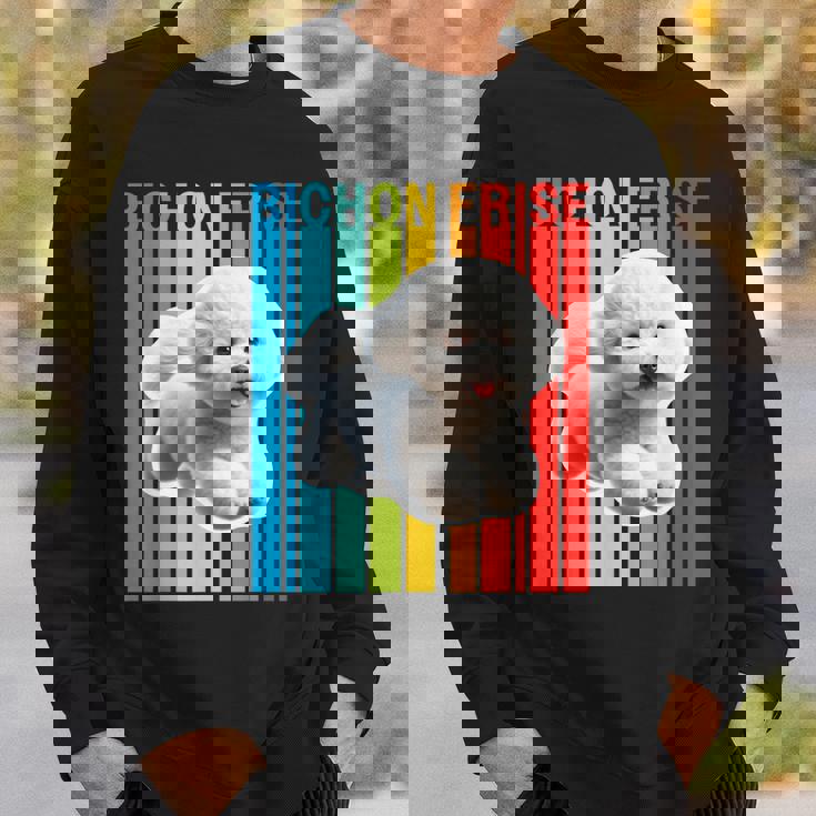 カラフルなビションフリーゼ スウェットシャツ 彼への贈り物