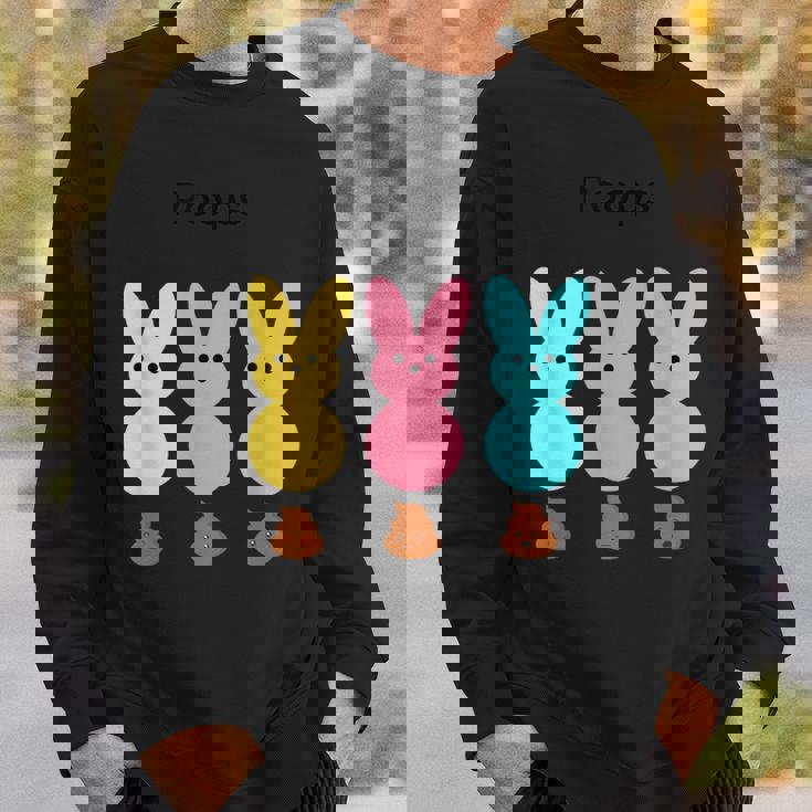 カラフルなマシュマロバニーのうんち スウェットシャツ 彼への贈り物