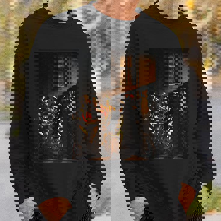 カラヴァッジョの聖マタイの召し スウェットシャツ 彼への贈り物