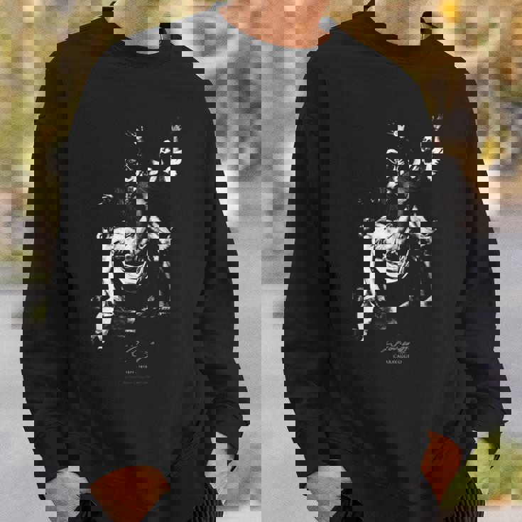 カラヴァッジョ・バロックの画家-キリストの埋葬 スウェットシャツ 彼への贈り物