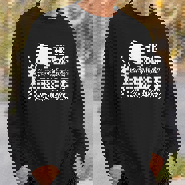 カラーガード マーチングバンド カラーガード フラグ おもしろカラーガード スウェットシャツ 彼への贈り物