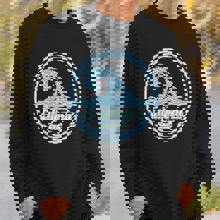 カリフォルニア州バハ、ビッグウェーブサーフクラブ、サーフィングラフィック。 スウェットシャツ 彼への贈り物