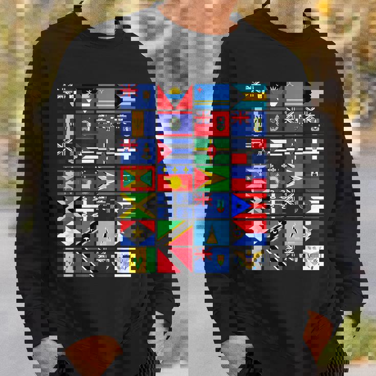 カリブ海国旗 ユニティプライド お土産 地理ギフト スウェットシャツ 彼への贈り物