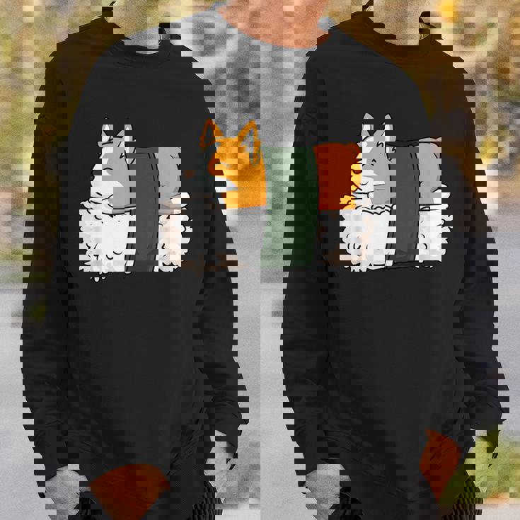 カワイイ かわいい 寿司 コーギー コーギー好き スウェットシャツ 彼への贈り物