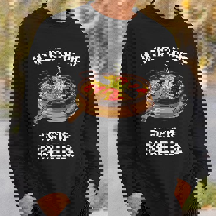 カワイイ キュート パエリア I'm Just Here For The Paella スウェットシャツ 彼への贈り物