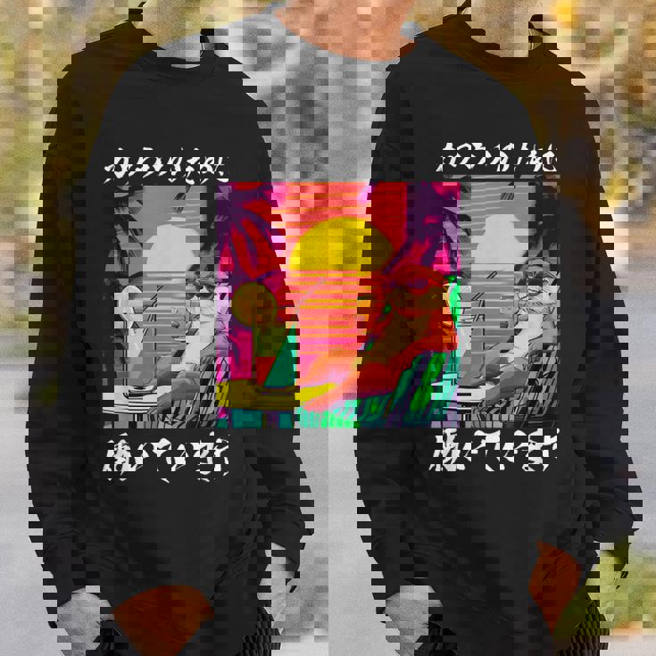 カワウソ 面白いtシャツ 面白い メンズ キッズ グッズ おもしろ 服 ネタ 動物 イラスト かわいい スウェットシャツ 彼への贈り物