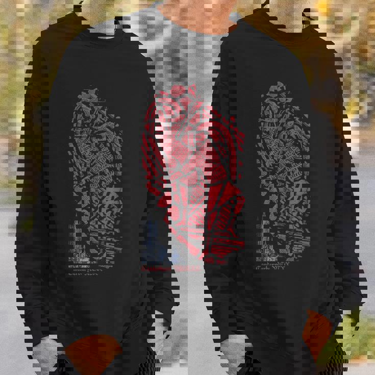 カンタベリー大聖堂ステンドグラス 3 歴史考古学 スウェットシャツ 彼への贈り物