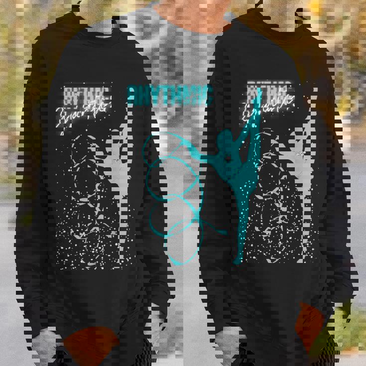 ガールズ 新体操 ティール スウェットシャツ 彼への贈り物