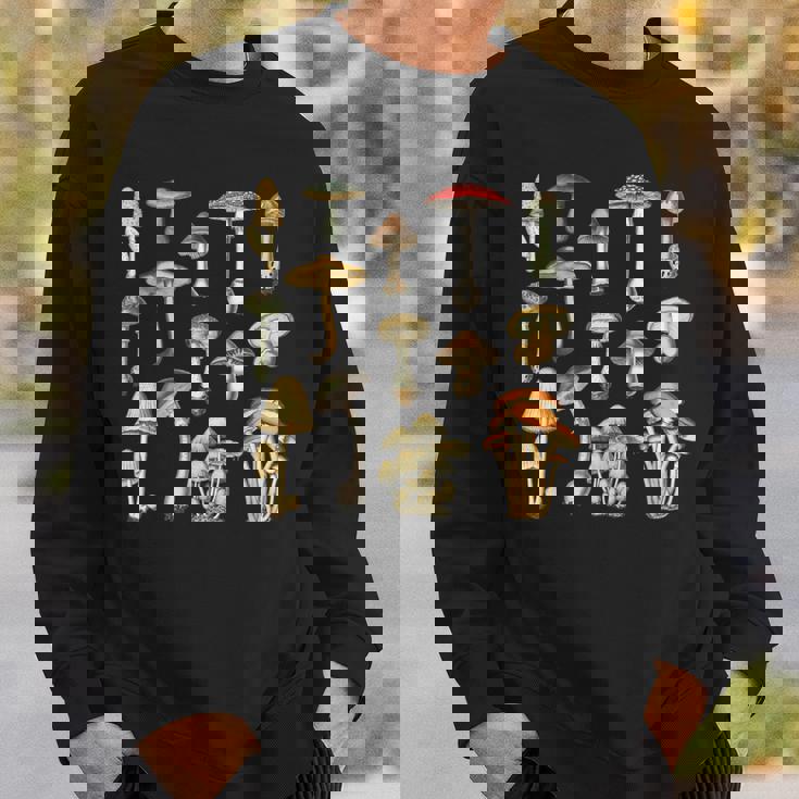 キノコ 菌類 キノコ キノコ シュルーム好き コテージコア スウェットシャツ 彼への贈り物