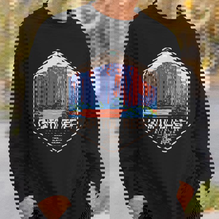 キャピトルリーフ国立公園 ユタ州のアメリカ国立公園 スウェットシャツ 彼への贈り物