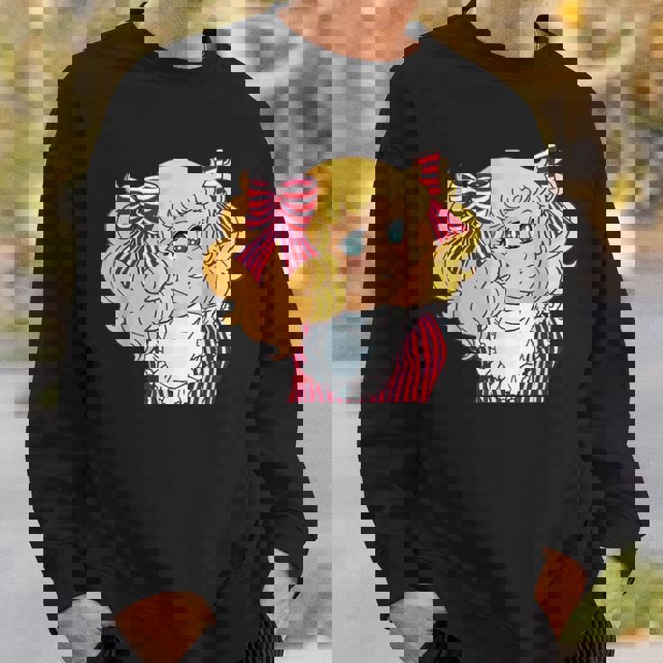 キャンディ キャンディ 日本 レトロ ヴィンテージ 80年代 アニメ 漫画 スウェットシャツ 彼への贈り物