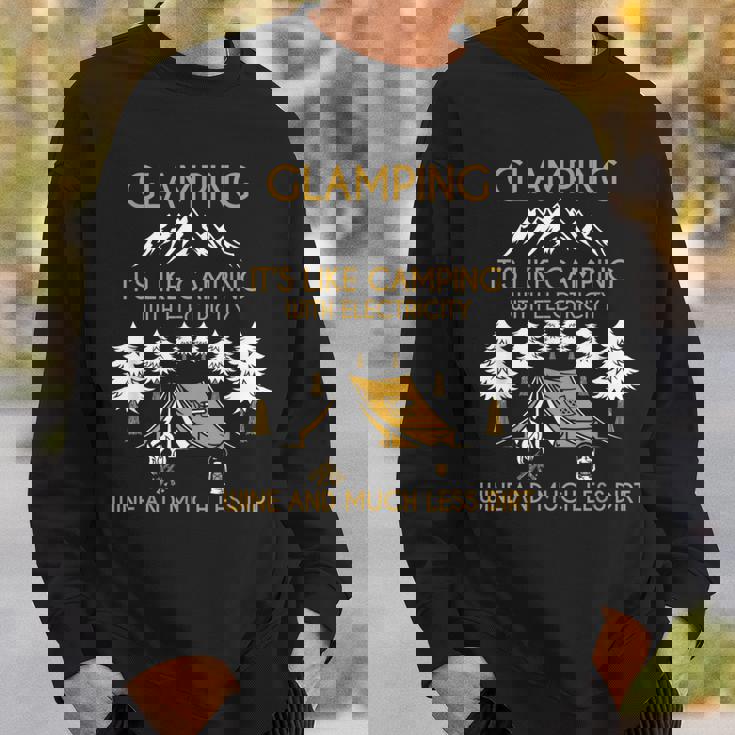 キャンパー ワインキャンプ ネイチャー グランピング キャンプテント スウェットシャツ 彼への贈り物