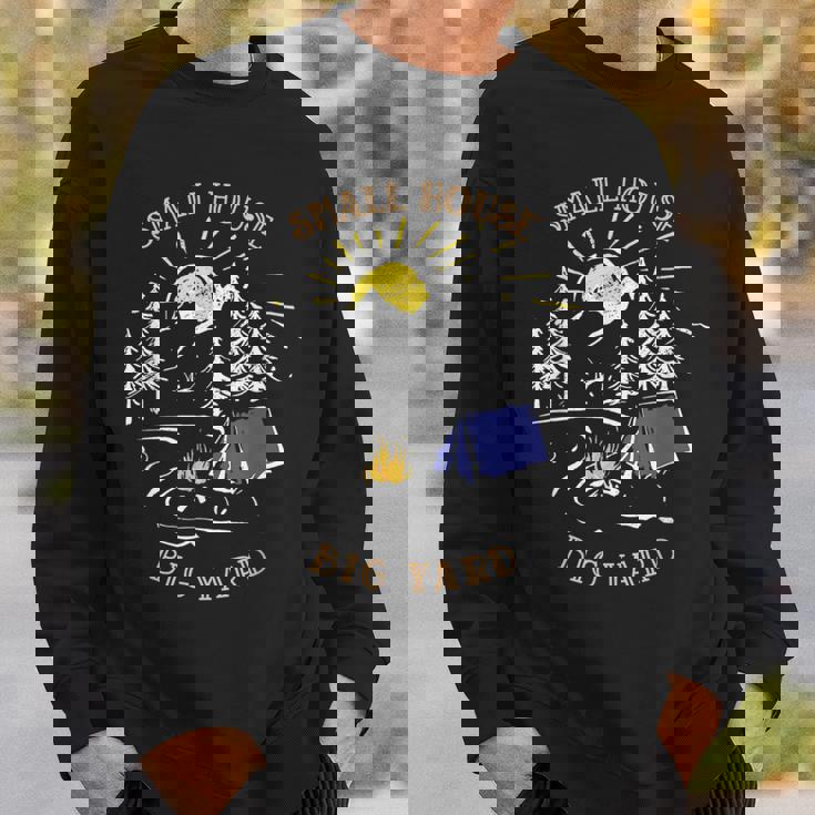 キャンプ スモールハウス ビッグヤード 山岳 キャンプファイヤー テント キャンプ スウェットシャツ 彼への贈り物