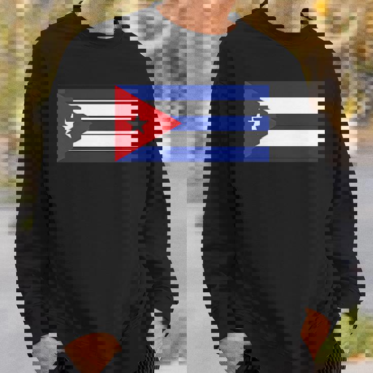 キューバ国旗 スウェットシャツ 彼への贈り物