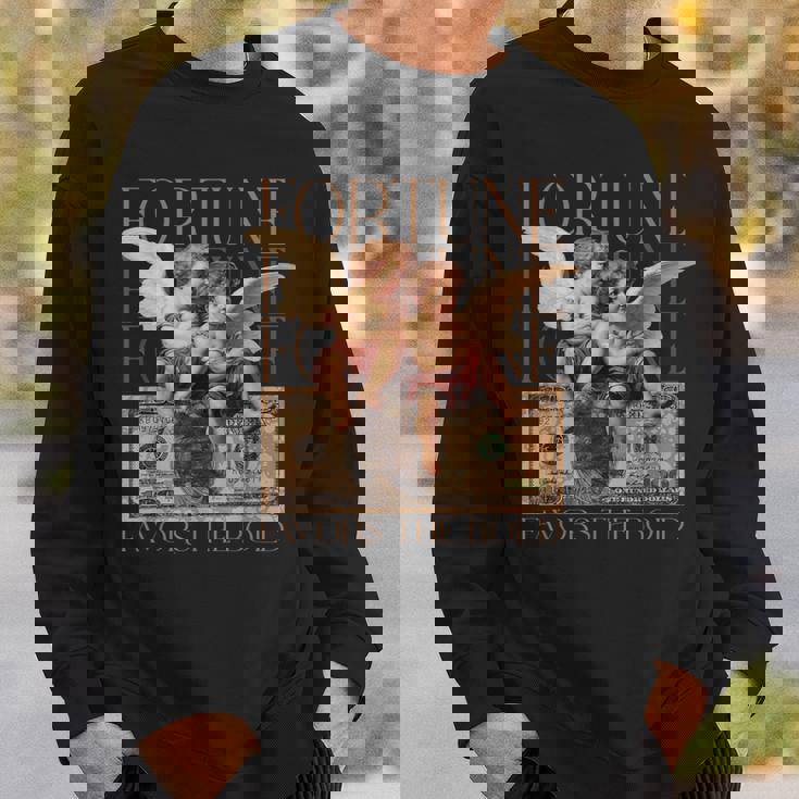 キューピッドとサイケ 2人の天使の赤ちゃん ドルフォーチュンアート スウェットシャツ 彼への贈り物