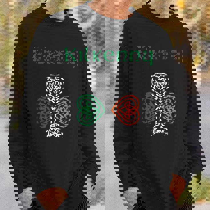 キルケニー州 シャムロック アイルランド国旗 クレイックと天井 スウェットシャツ 彼への贈り物