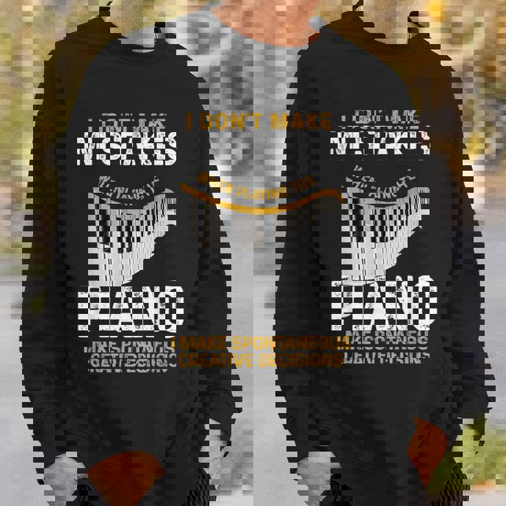 キーボード ピアニスト 面白い 音楽 ミュージシャン ピアノ奏者 恋人 スウェットシャツ 彼への贈り物