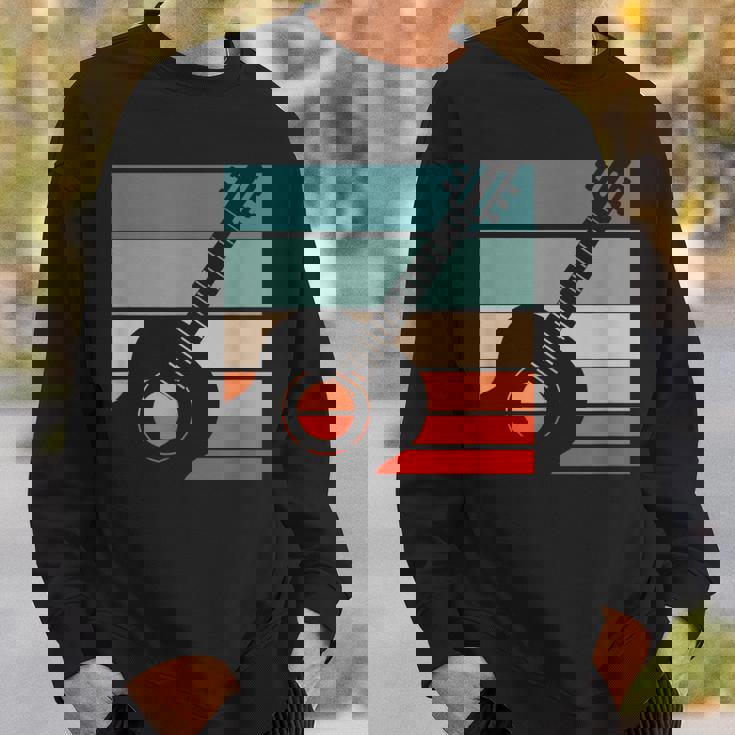 ギター レトロスタイル ビンテージ スウェットシャツ 彼への贈り物