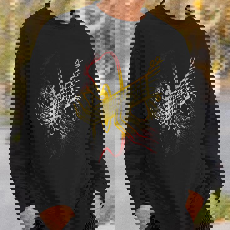 ギターシャツ アコースティックギター ヴィンテージギター スウェットシャツ 彼への贈り物