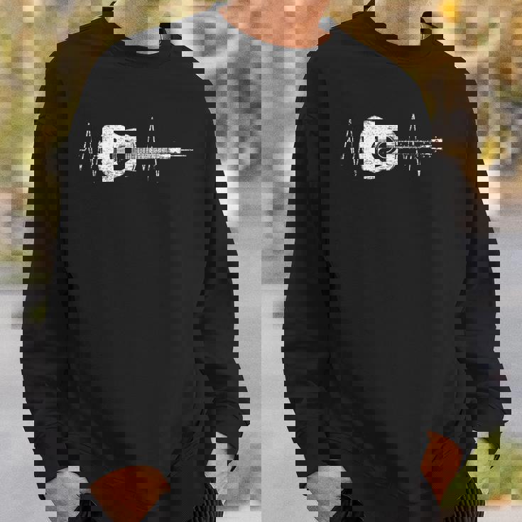 ギターハートビートギフト スウェットシャツ 彼への贈り物