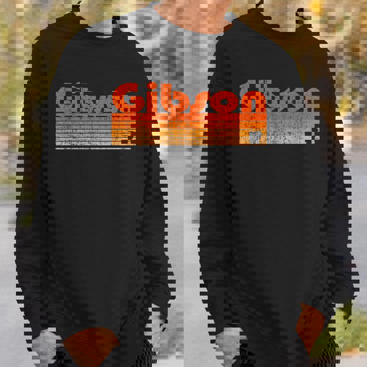 ギブソン、アーカンソーレトロ80年代スタイル スウェットシャツ 彼への贈り物