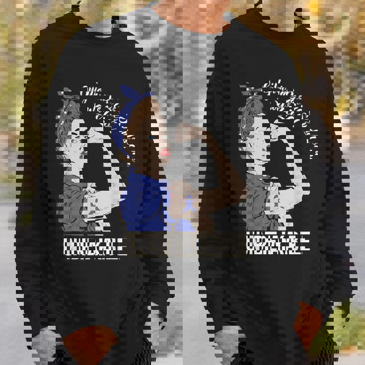 ギラン・バレー症候群啓発戦士 割れない彼女 スウェットシャツ 彼への贈り物