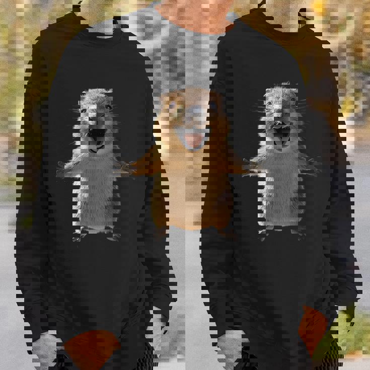 クオッカ・ビー・クオッカ クオッカとハッピー・スマイル スウェットシャツ 彼への贈り物