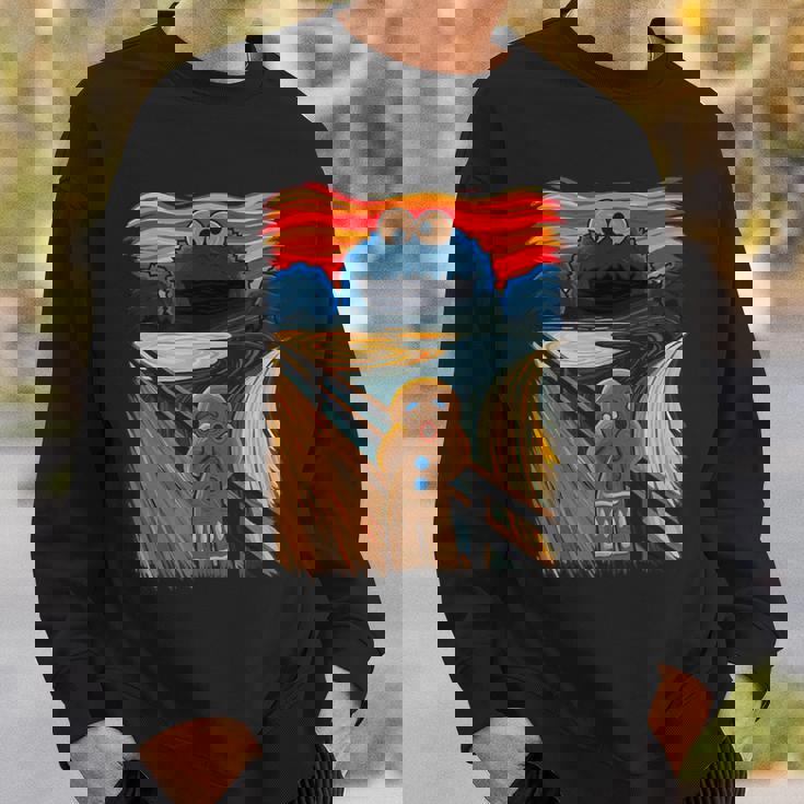 クッキー・マンチャーザ・スクリーム・ムンクモンスター・ジョーク スウェットシャツ 彼への贈り物