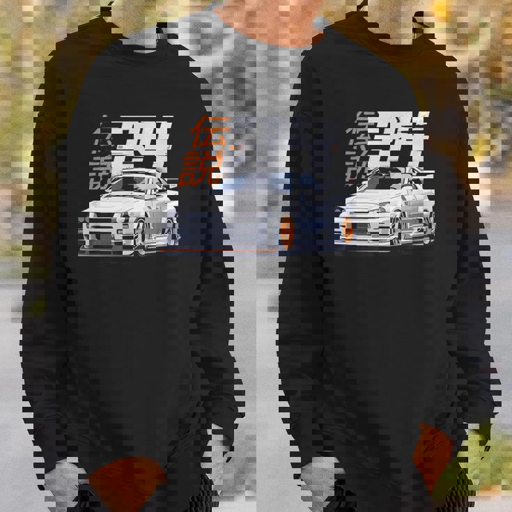 クラシック ホワイト レジェンダリー R34 リバティウォーク Jdm スカイライン スウェットシャツ 彼への贈り物