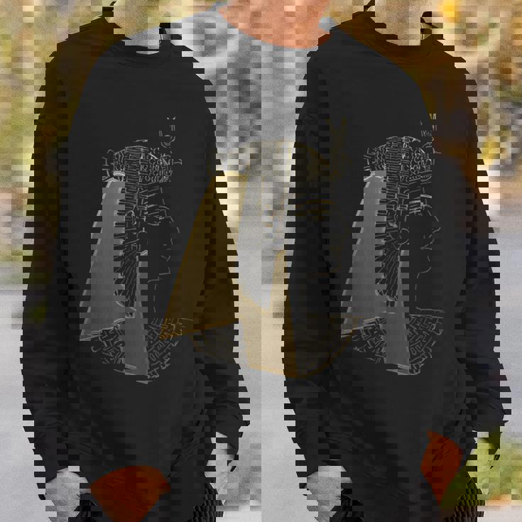 クレオパトラ 古代エジプト女王 ゴールデンファラオ アートデザイン スウェットシャツ 彼への贈り物