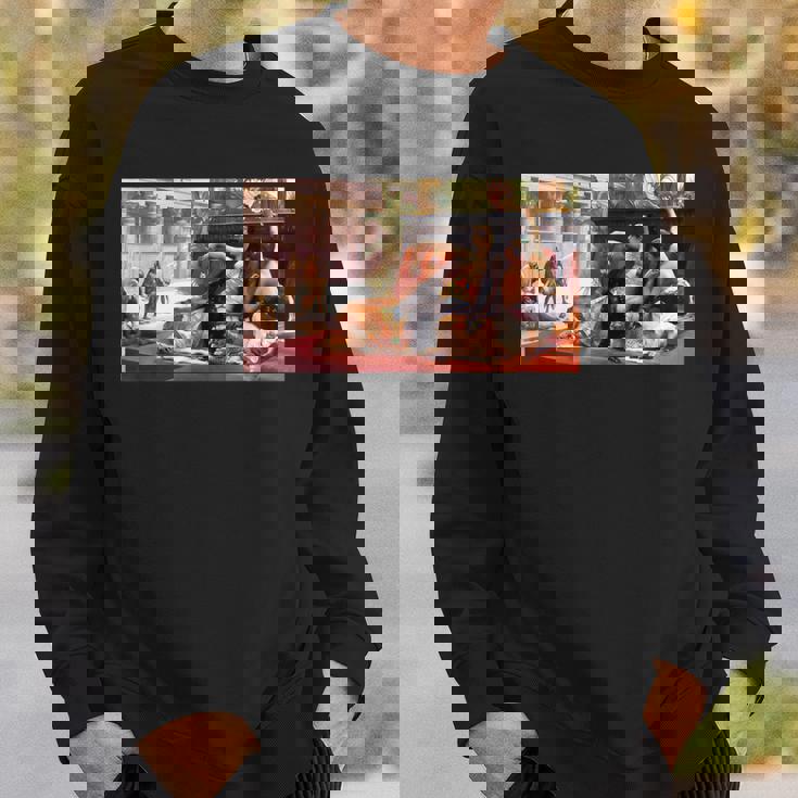 クレオパトラの毒をテストするアレクサンドル・カバネル1887 スウェットシャツ 彼への贈り物