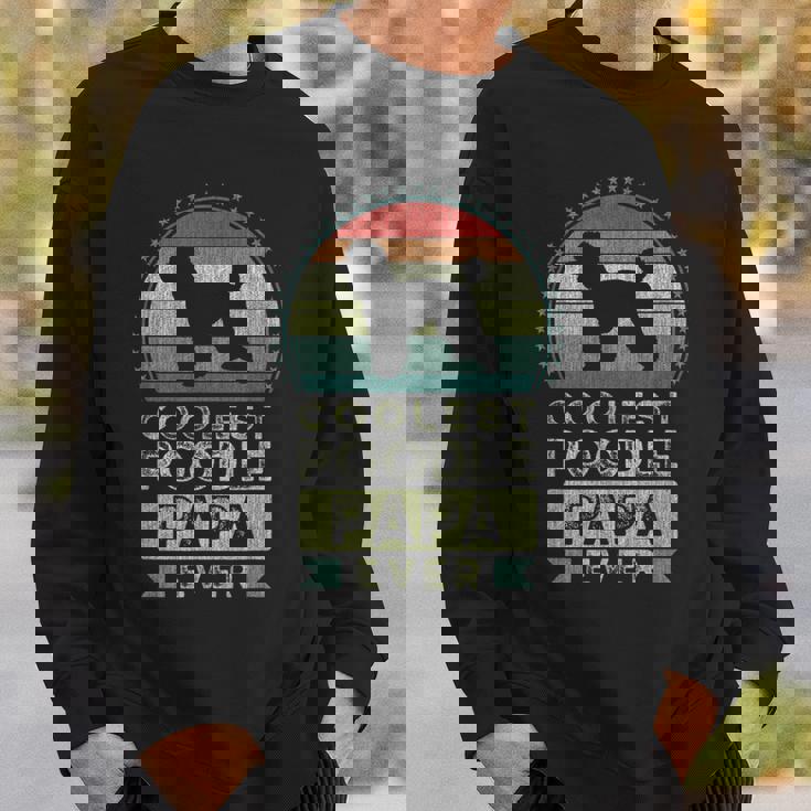 クールなプードル・パパ、父の日 スウェットシャツ 彼への贈り物