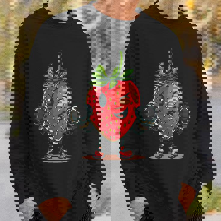 クールなボクシングストロベリーコスチューム。 スウェットシャツ 彼への贈り物