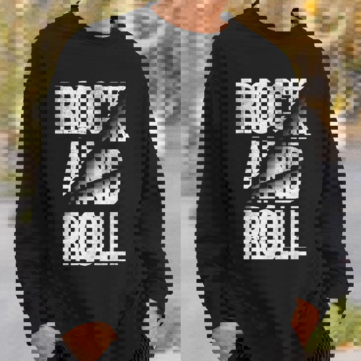 クールヴィンテージロックンロールtシャツ ブラック ミュージックロックンロール スウェットシャツ 彼への贈り物