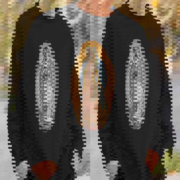 グアダルーペの聖母 マリア イリューション マリアン カトリック スウェットシャツ 彼への贈り物