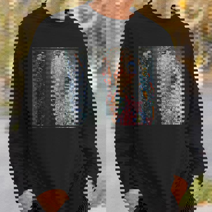 グスタフ・クリムトによる死と生1916 スウェットシャツ 彼への贈り物