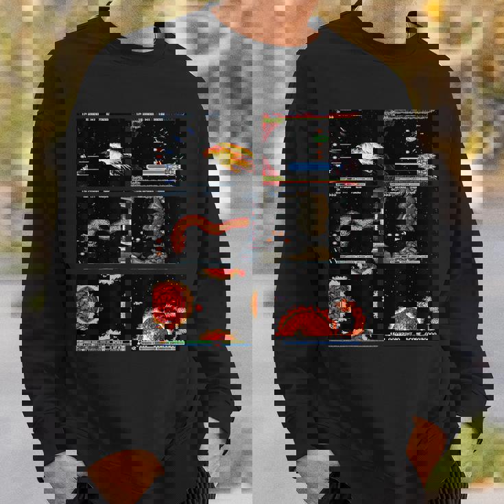 グラディウス タンクドレス スクリーンショット ボス レトロ ゲーマー 宇宙戦 スウェットシャツ 彼への贈り物