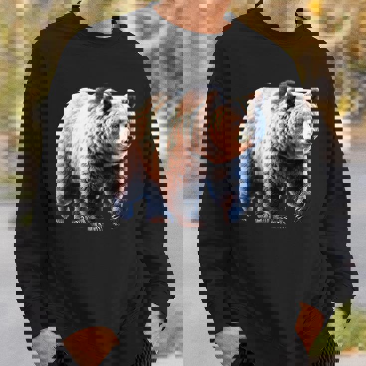 グリズリーベア×ヒグマ スウェットシャツ 彼への贈り物