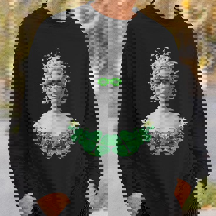 グリーン 聖パトリックデー メデューサ スウェットシャツ 彼への贈り物