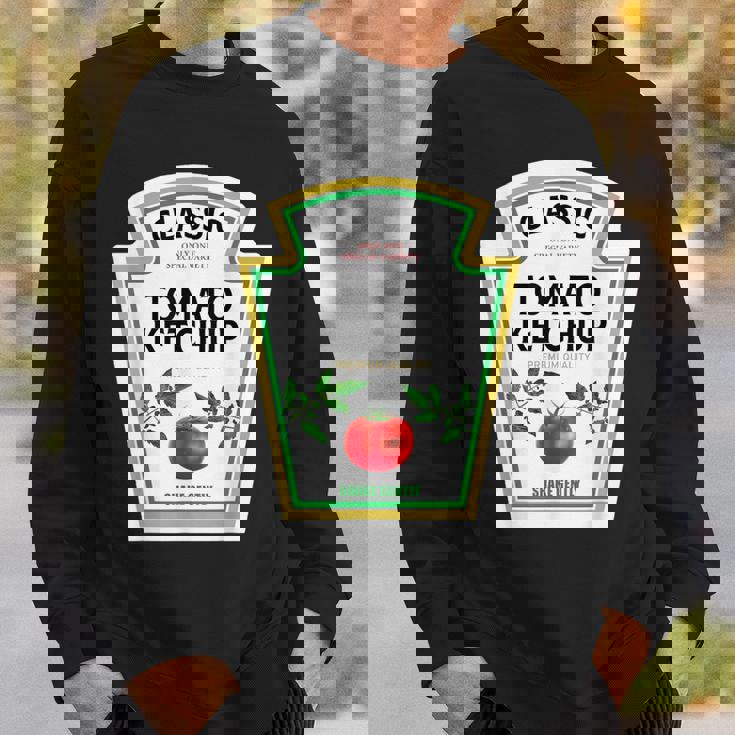 ケチャップ ハロウィン 2024 コスチューム マスタード 調味料 スウェットシャツ 彼への贈り物