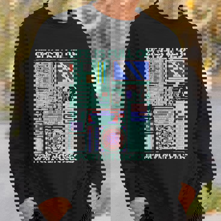 ゲーム パソコン 面白いtシャツ ゲーマー ネタ メンズ おもしろ 面白い 服 オリジナル グッズ 文字tシャツ スウェットシャツ 彼への贈り物