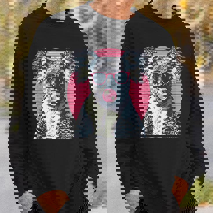 コアラ愛好家のためのサングラスバブルガム付きコアラ スウェットシャツ 彼への贈り物