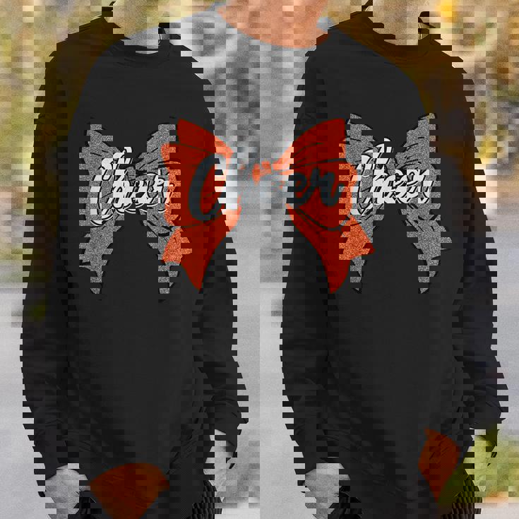 コケット オレンジ チア リボン スポーツ チアリーダー チアリーディング スウェットシャツ 彼への贈り物