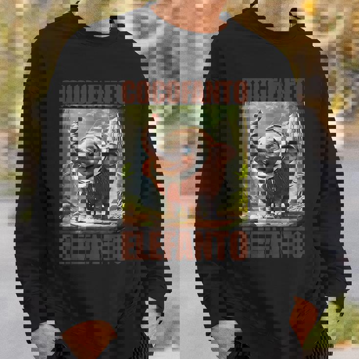 ココファントエレファント-イタリアンブレインロットミーム スウェットシャツ 彼への贈り物