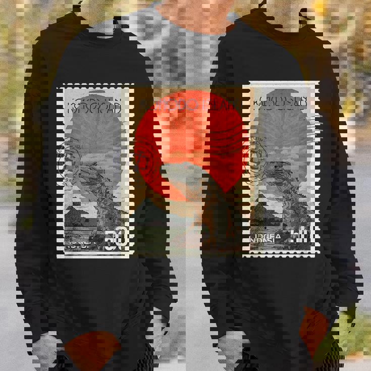 コモド島インドネシアコモドドラゴン スウェットシャツ 彼への贈り物