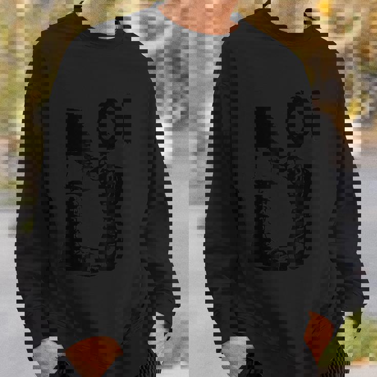 コンバットブーツ付きoiパンクロック。 スウェットシャツ 彼への贈り物