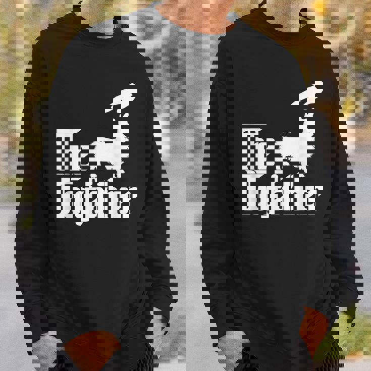 コーギー犬のお父さん犬のお父さん面白い犬愛好家 スウェットシャツ 彼への贈り物