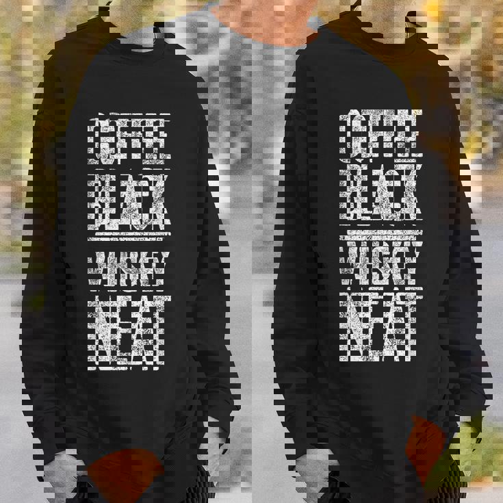 コーヒー ブラック ウイスキー きちんとしたシャツ 面白い バーボン ウイスキー スコッチ スウェットシャツ 彼への贈り物